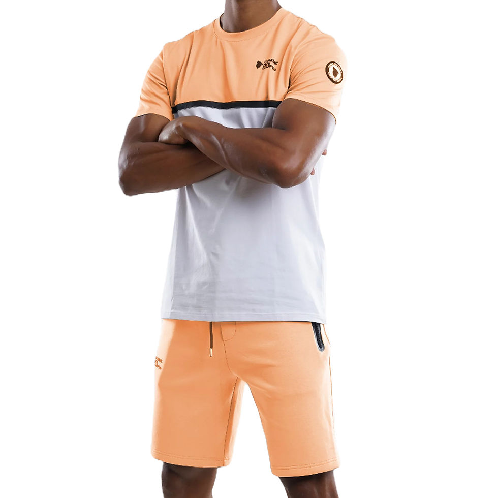 Miniature : ENSEMBLE SHORT T-SHIRT COMME DES LOUPS EVEREST PECHE