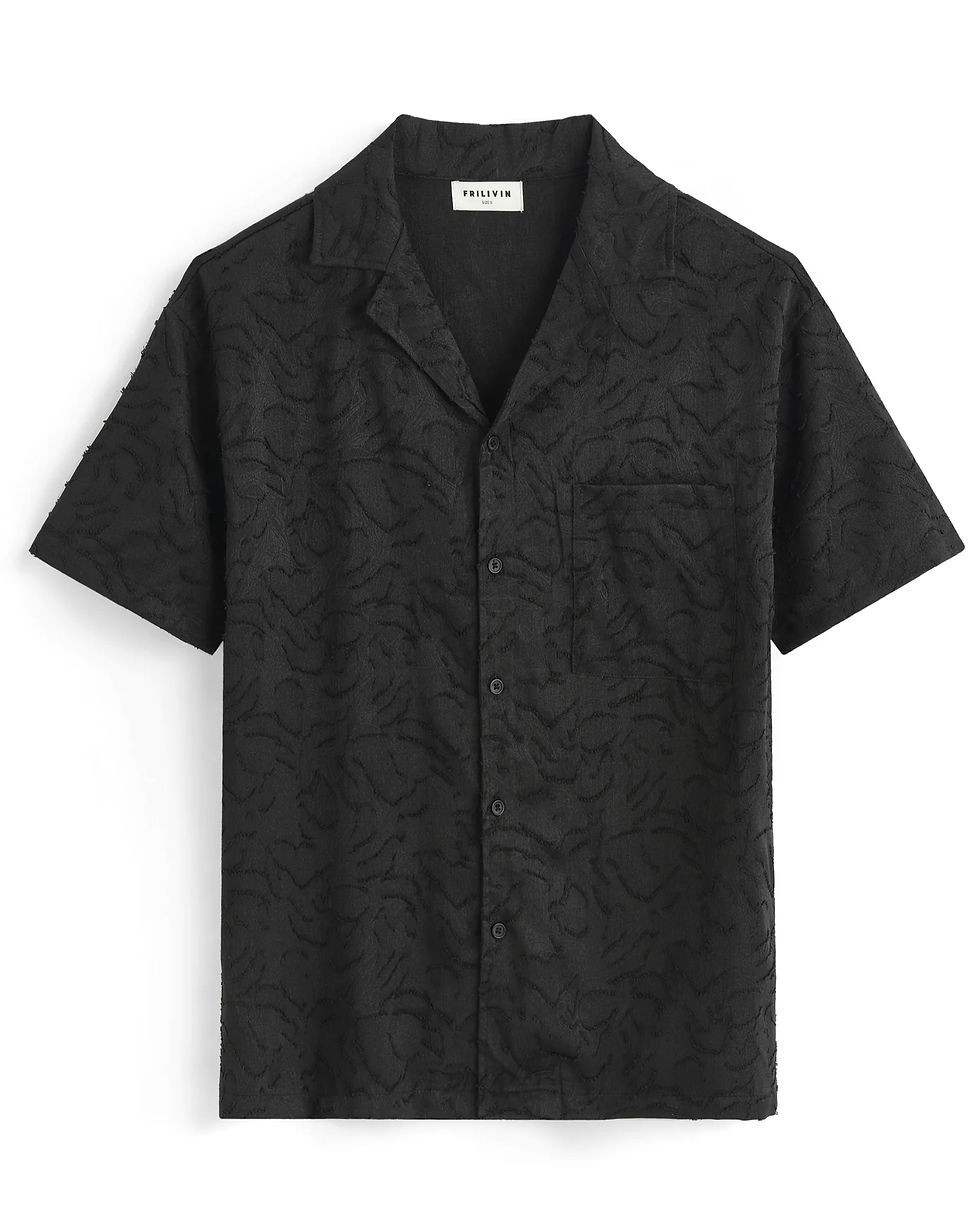 ENSEMBLE CHEMISE SHORT ESTIVAL NOIR