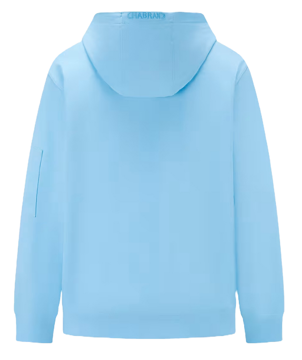 VESTE ZIPPÉ MONOCHROME BLEU CHABRAND