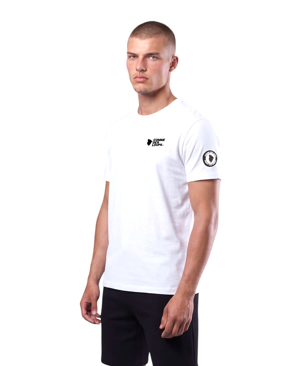 Thumbnail: T-SHIRT COMME DES LOUPS PIC BLANC 