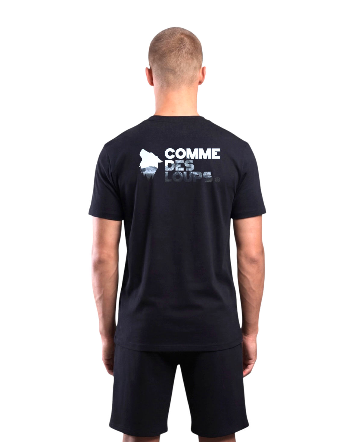 T-SHIRT COMME DES LOUPS PIC NOIR