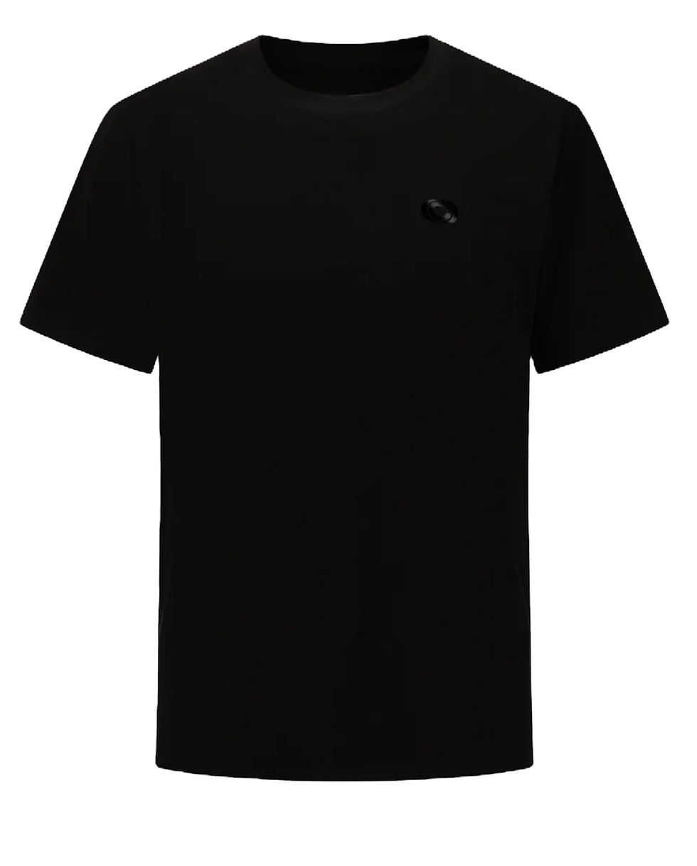 T-SHIRT CHABRAND LOGO VERTICAL NOIR