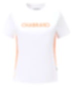 ENSEMBLE LOGO RELIEF EN COTON CHABRAND JUNIOR BLANC ORANGE