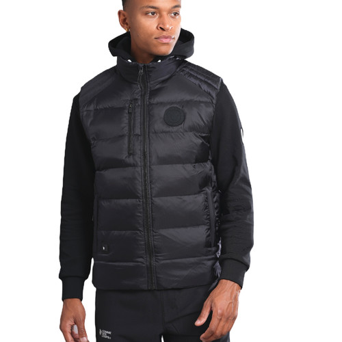 DOUDOUNE CHAUFFANTE SANS MANCHE COMME DES LOUPS HELSINKI NOIR