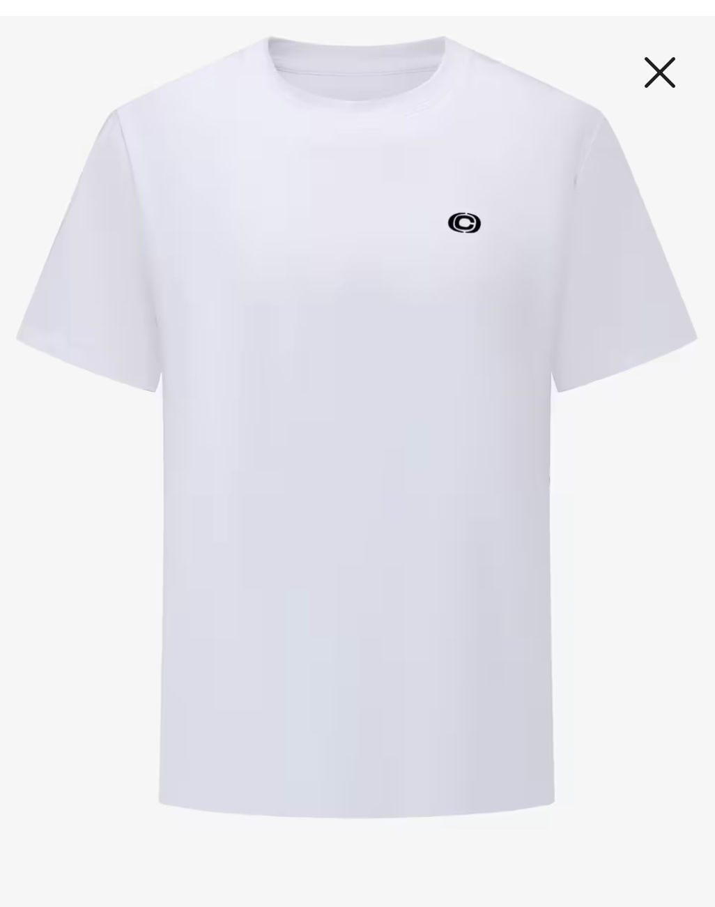 T-SHIRT CHABRAND VERTICAL BLANC NOIR