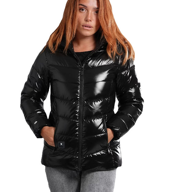 Doudoune longue chauffante femme comme des loups noir Doudoune longue chauffante femme comme des loups noir