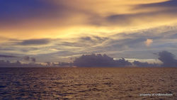 Sunset in Maldives