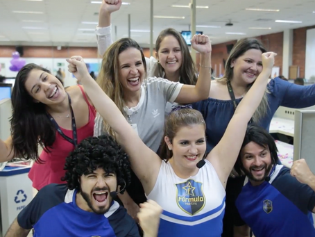 Incentivos e premiações. A vibração vai envolver a sua equipe.