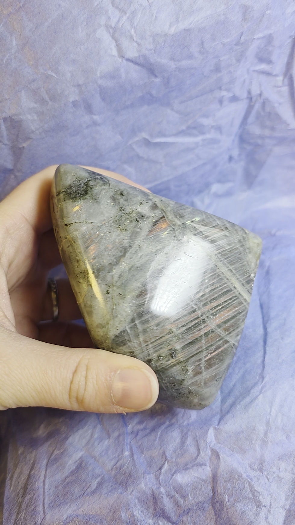 Miniature : Labradorite Violette Forme Libre 411g