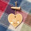 Thumbnail: Warli Wall Hanging - Heart-Shaped Wood with Jute String