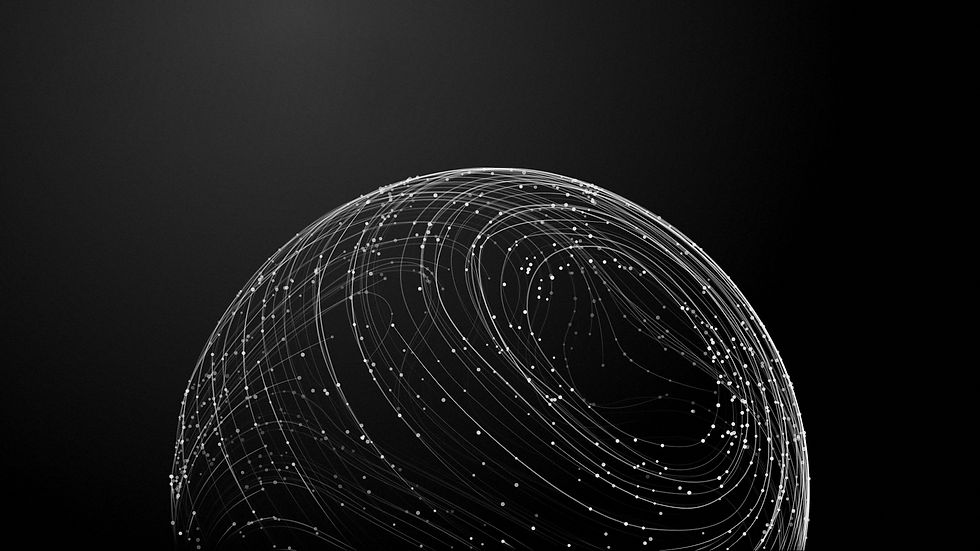 Abstract Digital Sphere