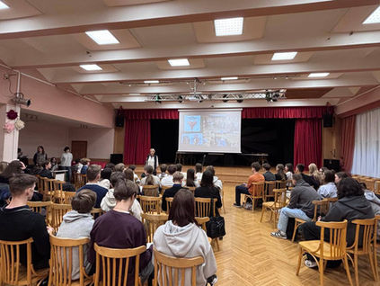 Debate Tournament participants at Riga Zolitūde Gymnasium