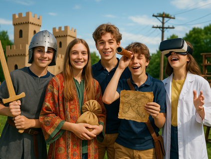 Vasaras nometne Jūrmalā Colibri Summer School – 1. nedēļa, Teens grupa “Survive Across the Centuries” (10-14 gadus veciem pusaudžiem)