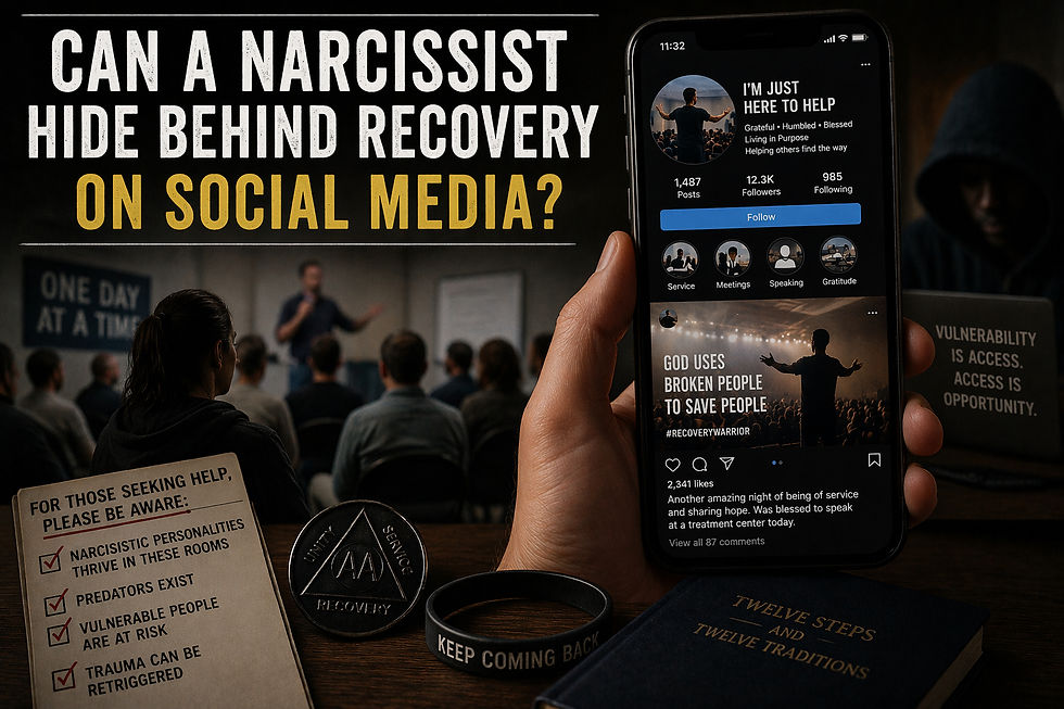 Can a Narcissist Hide Behind Recovery on Social Media?