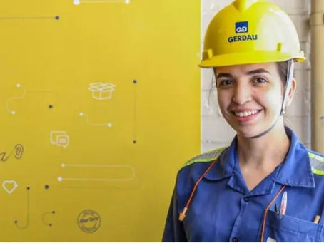 Gerdau Summit abre 32 vagas de trabalho para mulheres em Pindamonhangaba.