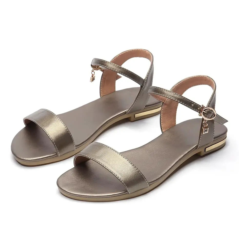 Thumbnail: MORAZORA Plus Size 34-46 New Genuine Leather Sandals Women Shoes