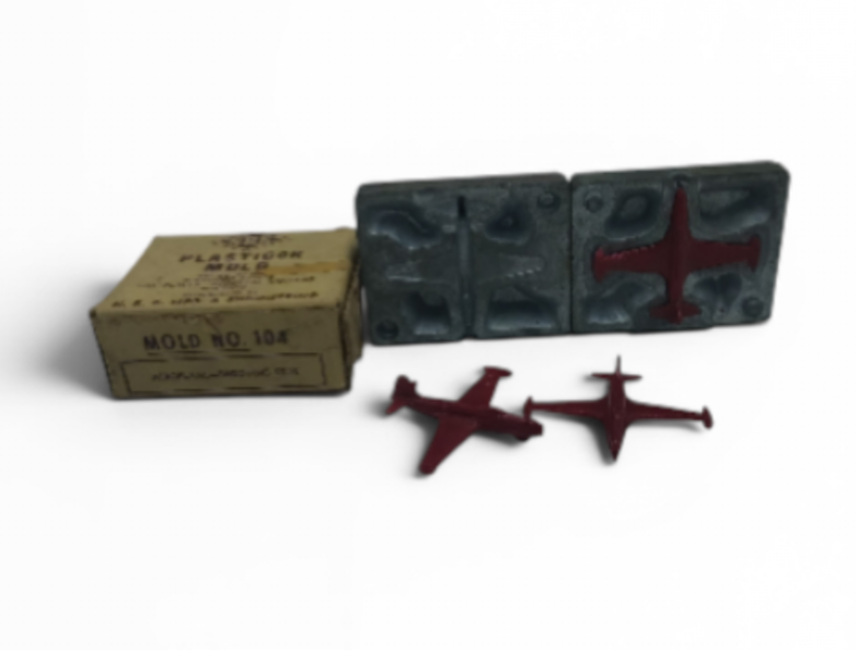 Thumbnail: Vintage 1960s NRK Plasticor Jr. Plastic Injection Molding Machine Kit