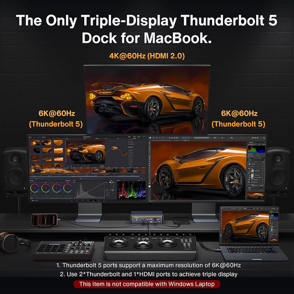 Μικρογραφία: iVANKY 23-in-1 FusionDock Max 2 – Thunderbolt 5 Docking Station