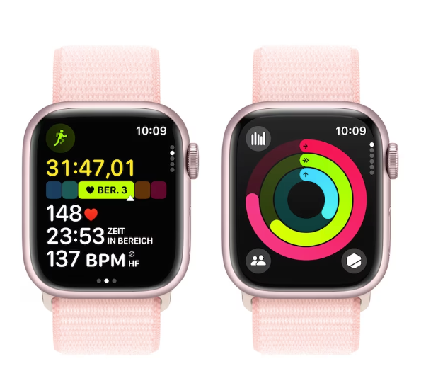 Μικρογραφία: Apple Watch Series 9 GPS 41mm Aluminum Rosè Sport Loop Light Pink