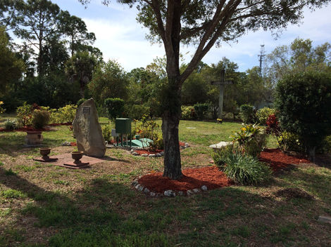 Memorial Garden in the daylight