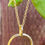 Thumbnail: Silver and Gold Small Circle Pendant