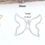 Thumbnail: Medium Butterfly Earrings in Silver and Gold