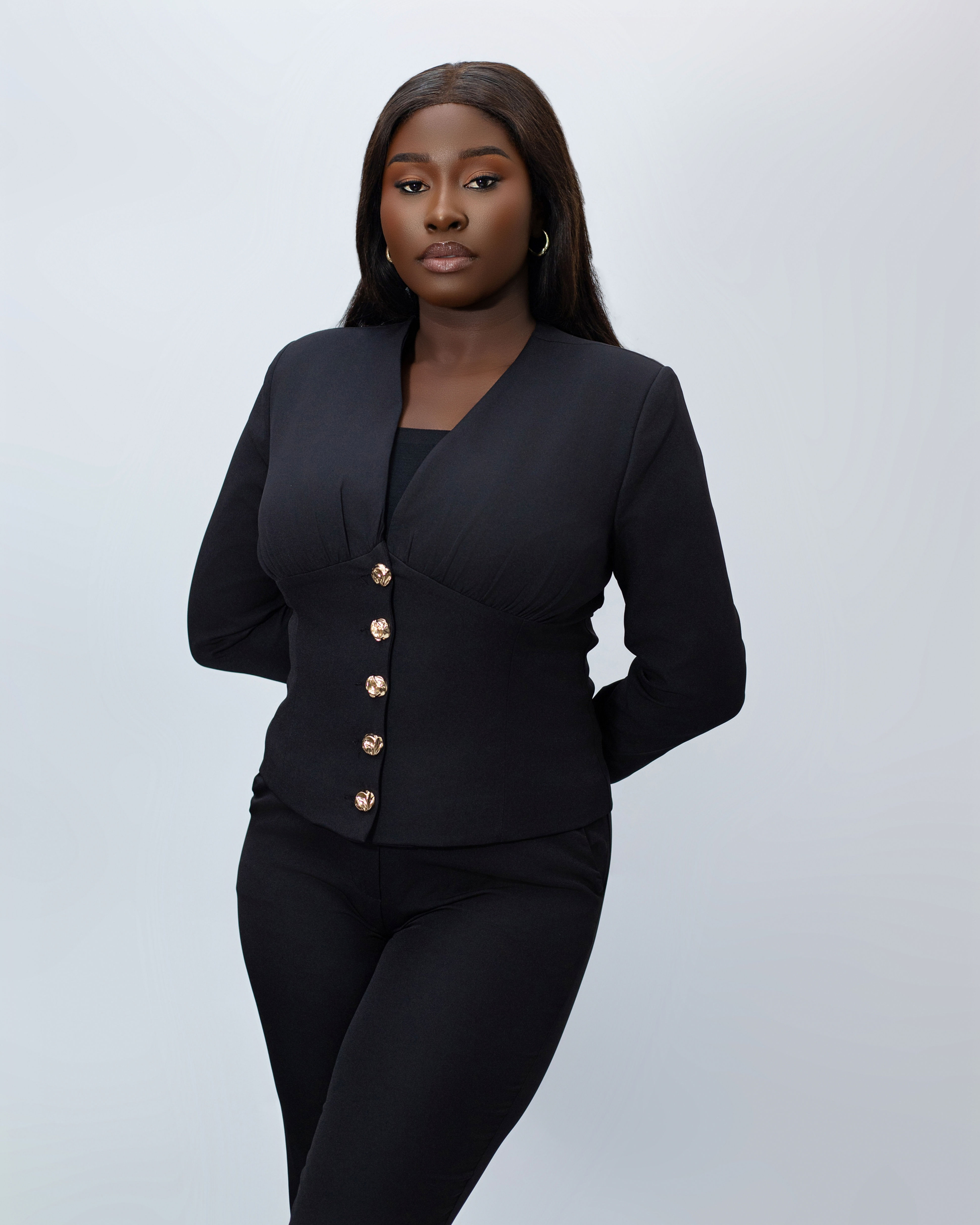 Black Corset Set - Code 636