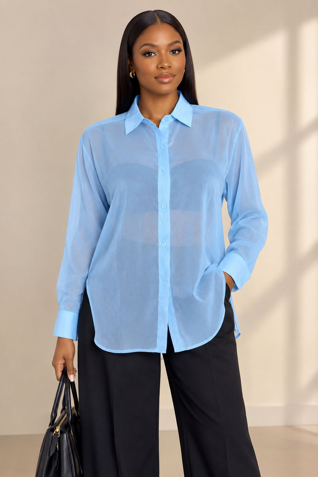 Light Chiffon Shirts - Code 642