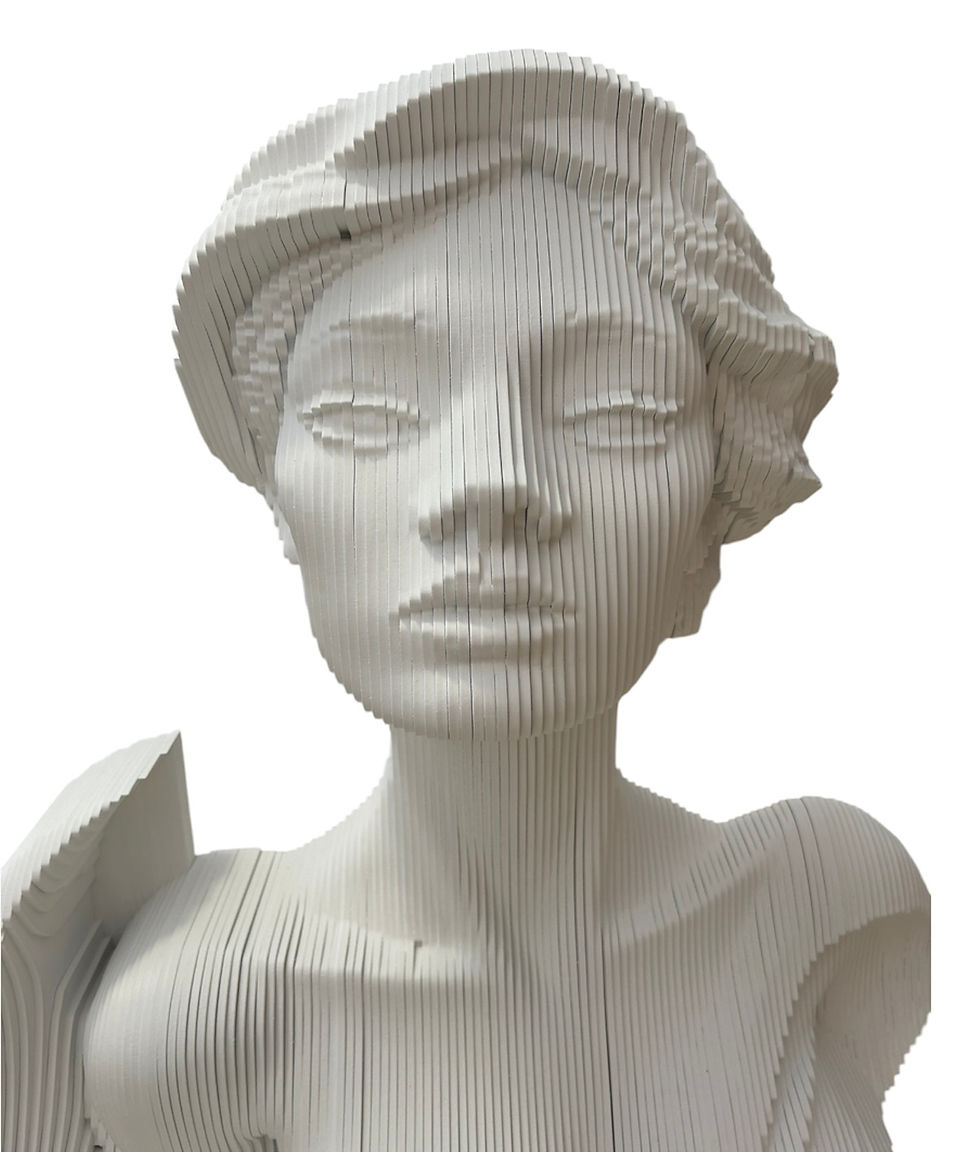 Thumbnail: Parametric Bust Sculpture – Handmade Designer Artwork