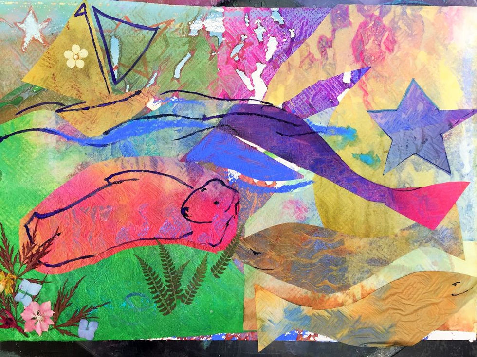 Resting on the seabed