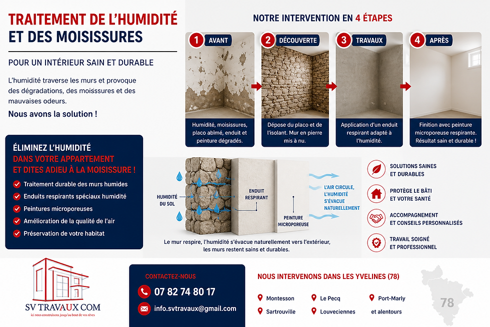 Traitement de l’humidité dans les appartements et sous-sols : comment éliminer durablement les moisissures ?