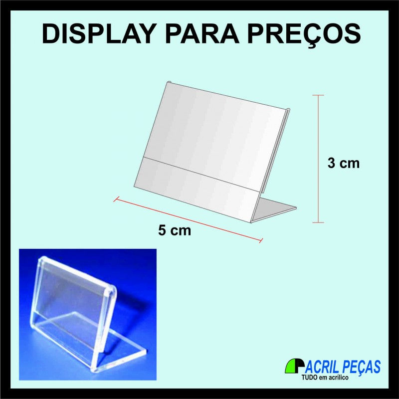 Miniatura: Display "L" Mesa / 5x3cm