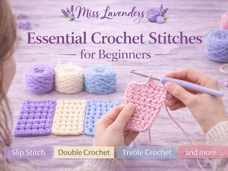 Essential Crochet Stitches For Beginners