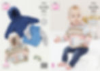 5416 King Cole Babies Sweater, Hoodie and Cable Hoodie DK