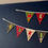Miniatura: Merry Christmas Bunting Panel by Nutex - Cotton 80180