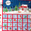 Miniatura: Christmas Eve Advent Calendar - Susan Wheeler Designs for Nutex Folding Advent