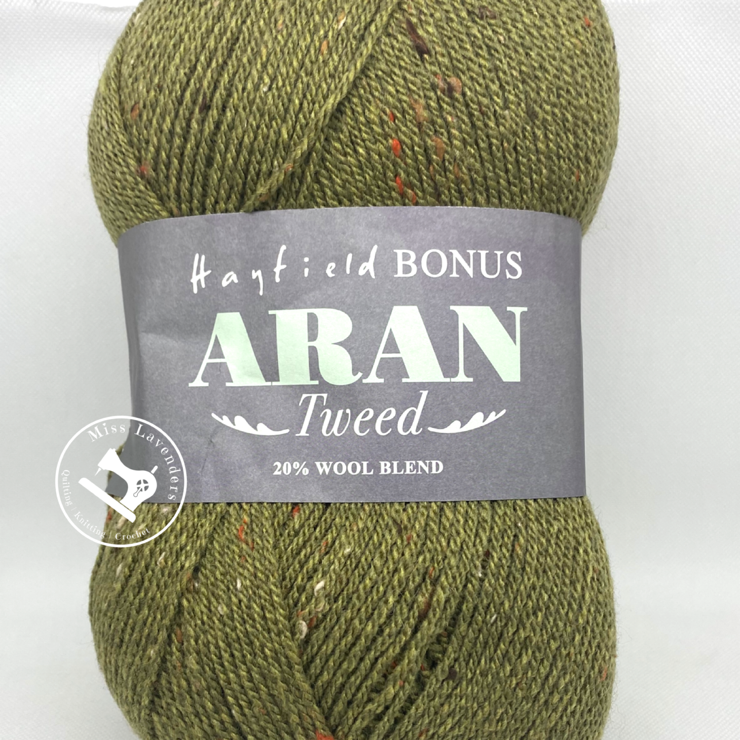 Sirdar Hayfield Bonus Aran Tweed With Wool 400g - Sagewood Green 695