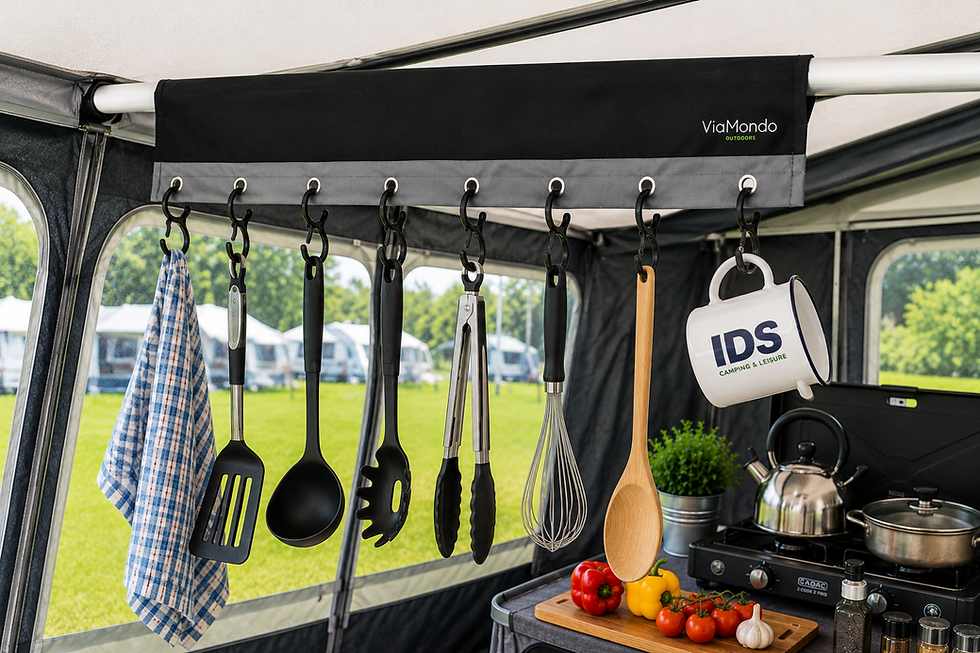 Thumbnail: Via Mondo Clothes Hanger – 8 Hook Awning Storage Hanger