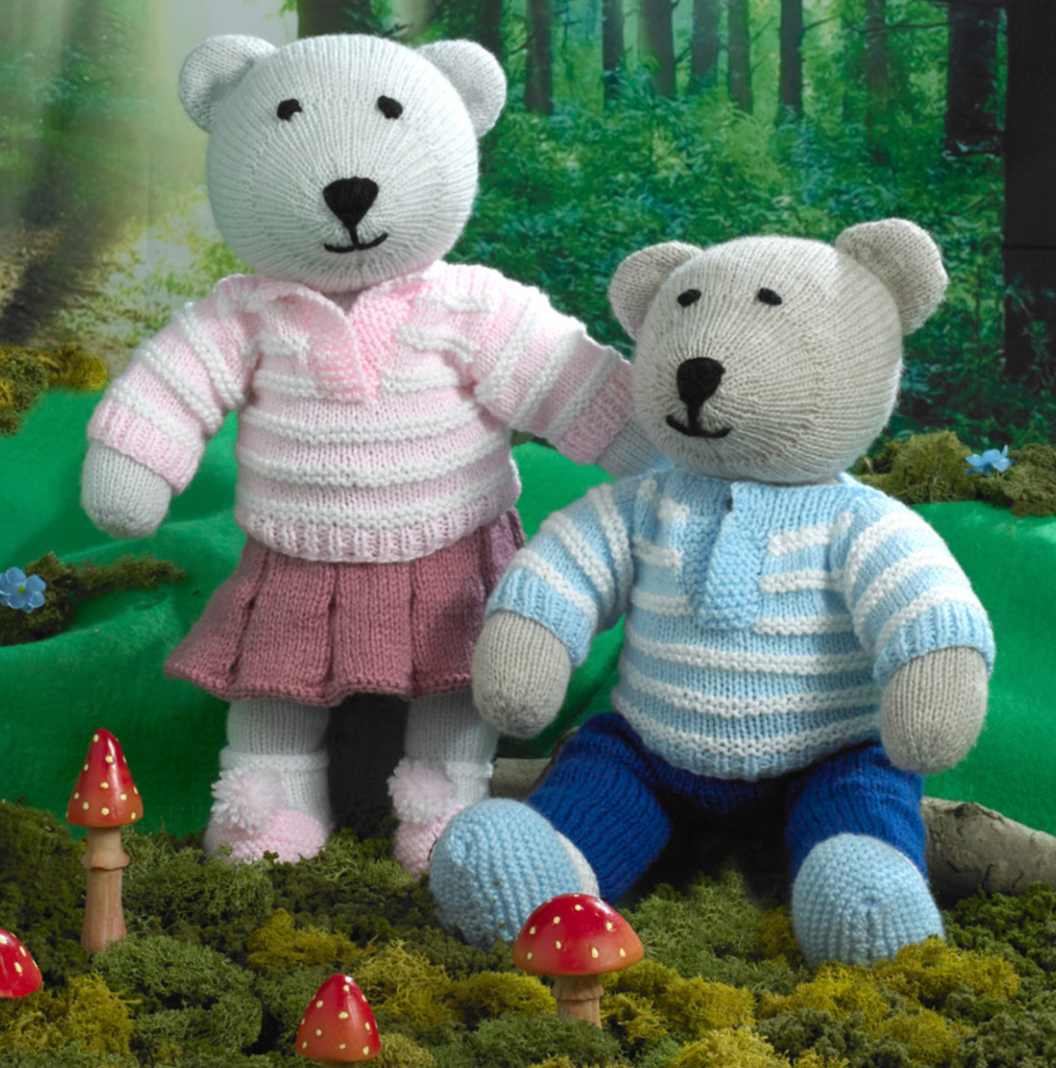 James C Brett Teddy Bear Toys- Double Knit JB678