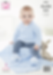 5767 King Cole Babies Toddlers Sweaters, Helmet Hat, Bootees and Blanket - Double Knit