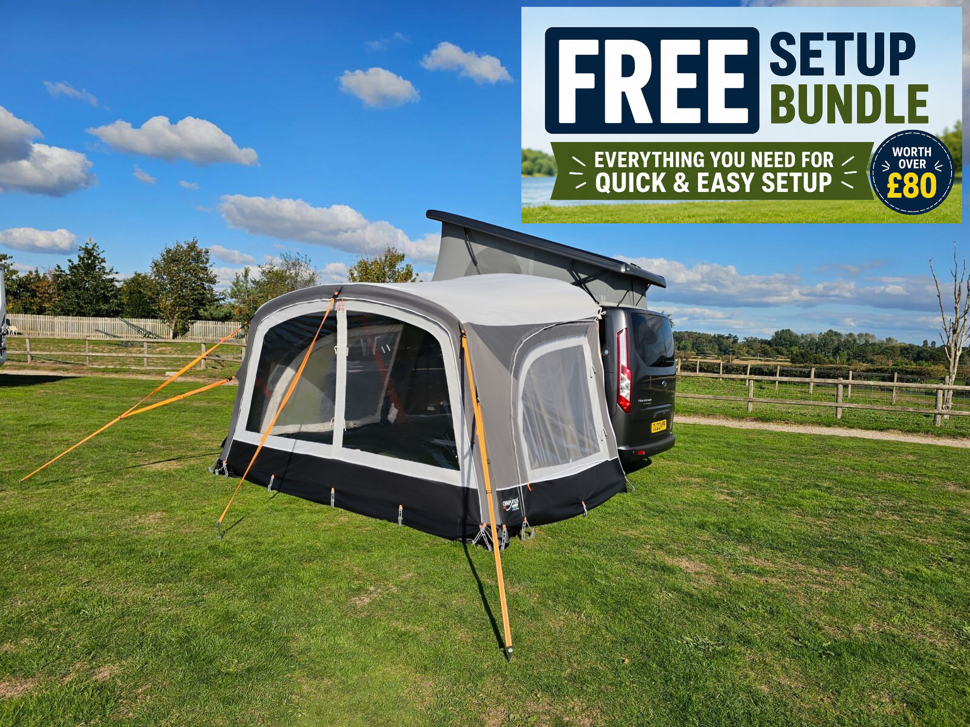 Camptech Moto Gala Air Driveaway Awning