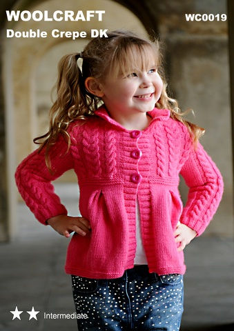 Woolcradft Childrens Double Knit Cardigan- WC0019