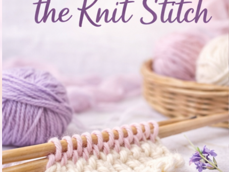 How to knit the knit stitch