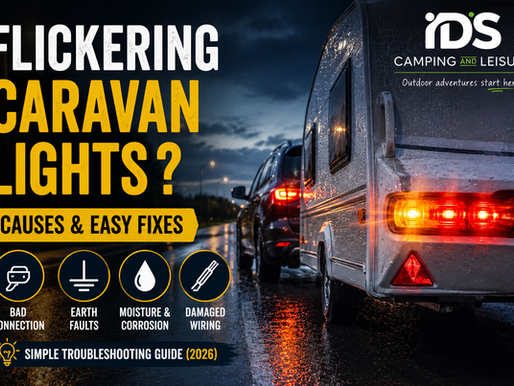 “Caravan towing lights flickering while connected to a tow vehicle”