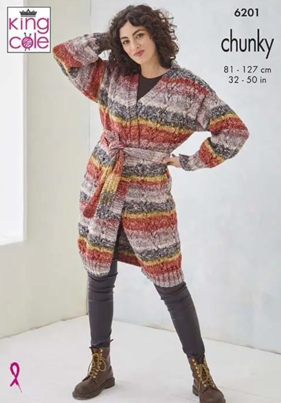 6201 King Cole Adults Women's Cardigan and Waistcoat - Chunky