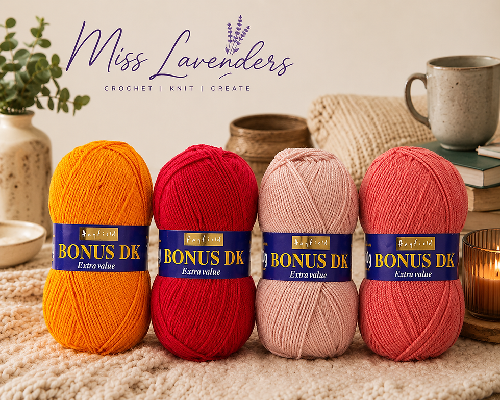 Hayfield Bonus Double Knit DK - Bright Coral, Clementine, Bright Coral, Ladybird
