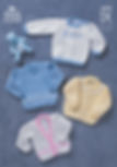 2909 King Cole Babies Childrens Cardigans and Sweaters Double Knit