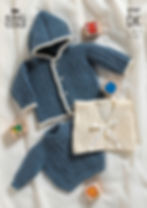 2797 King Cole Premature small baby Babies Jackets, Sweater and Waistcoat - Double Knit