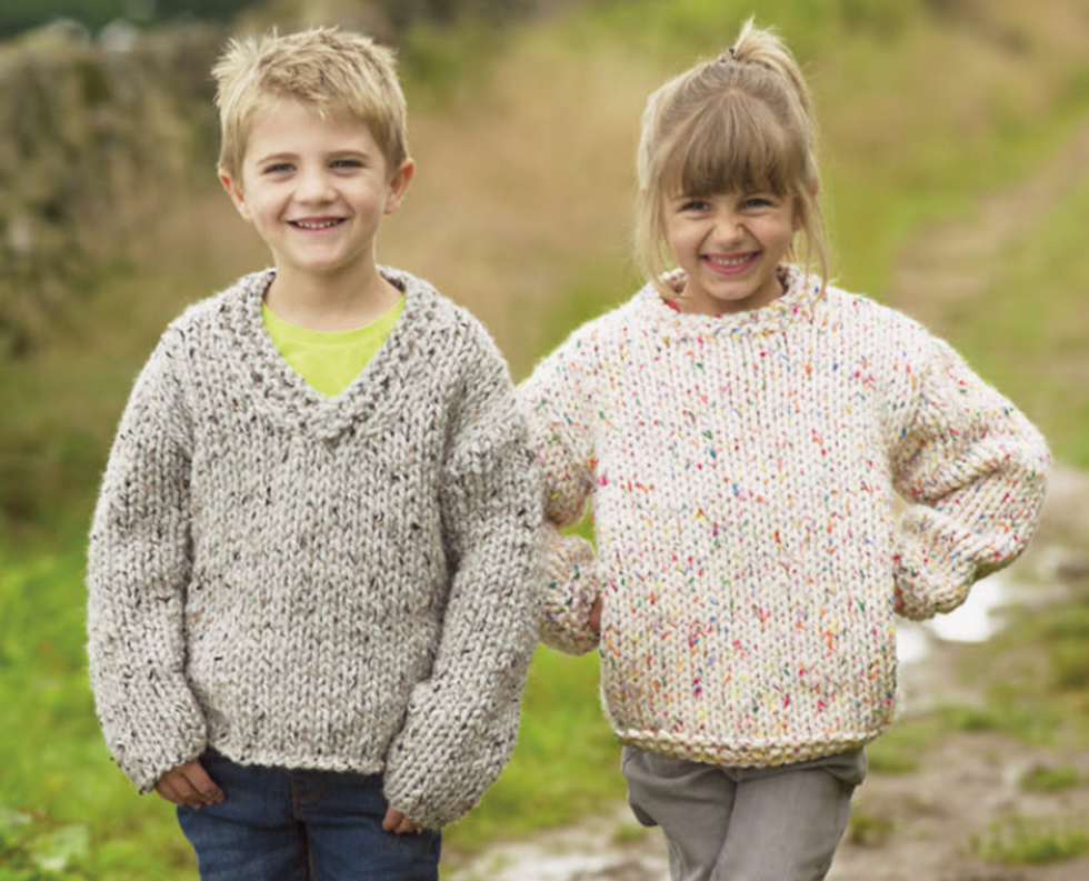 James C Brett Childrens Sweaters - Mega Chunky JB756
