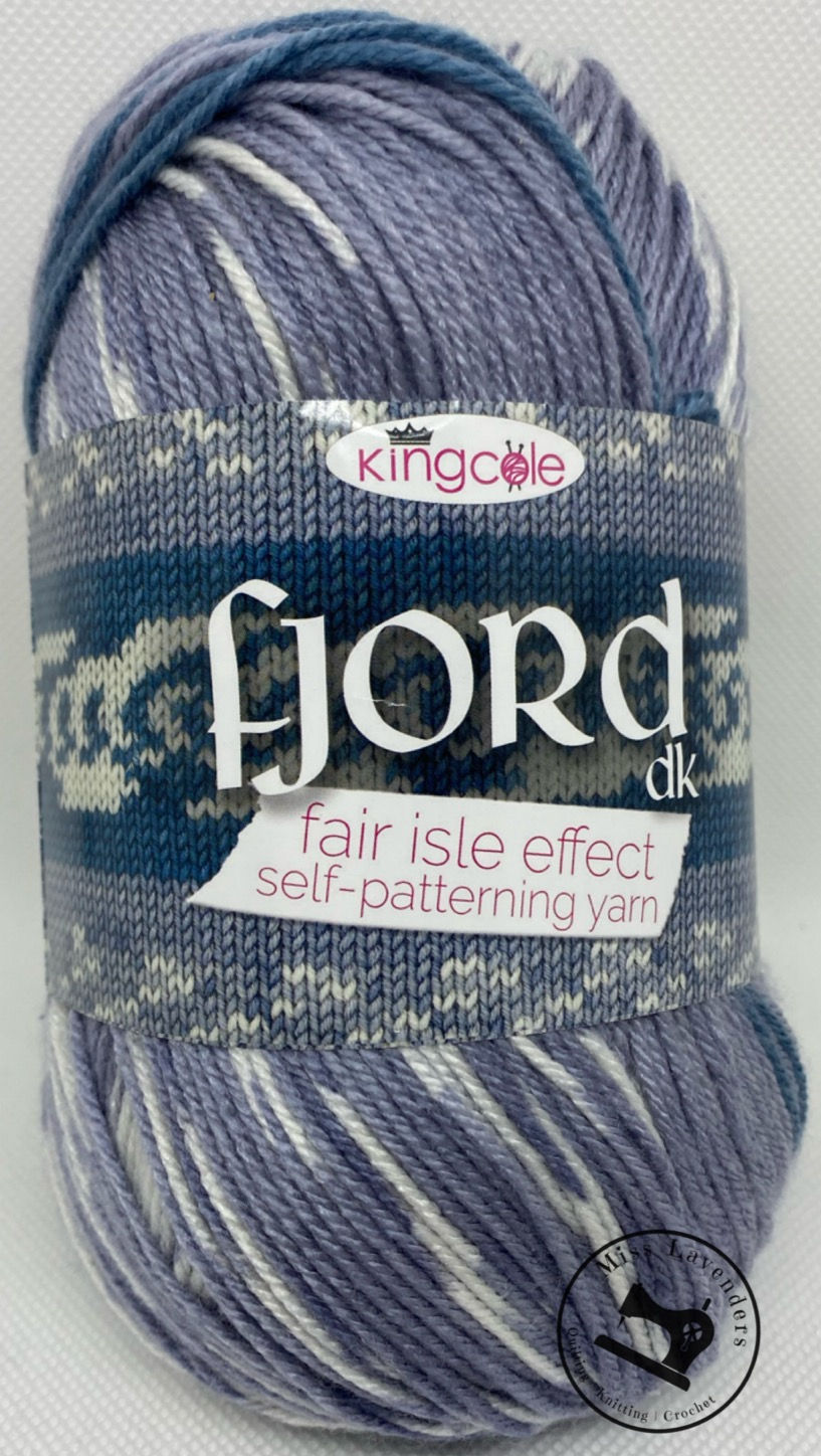 Fjord Double Knit 4554 Molde Grey Petrol King Cole Yarn